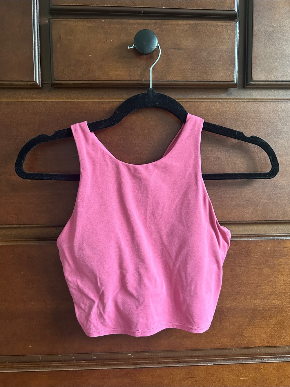 Athleta Pink Cropped Tank Top